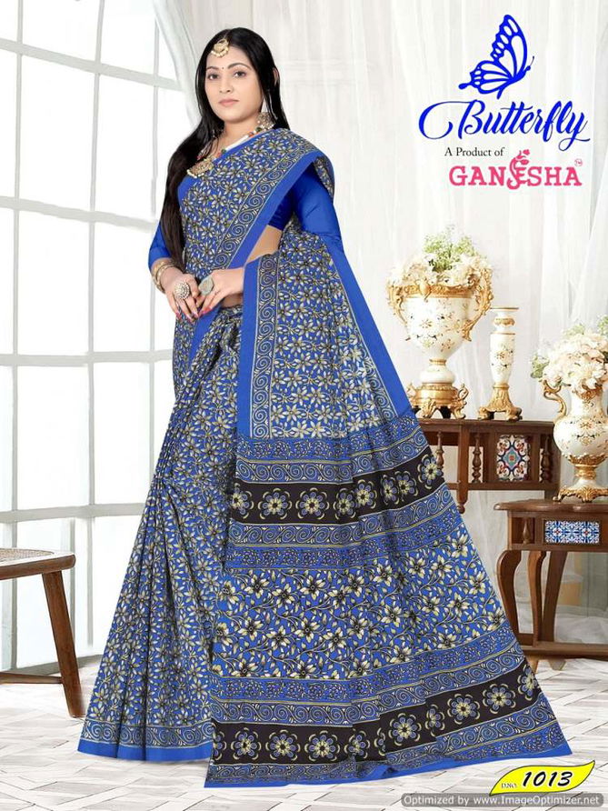 Butterfly Vol 1 By Ganesha Daily Wear Cotton Printed Saree Wholesale Price In Surat